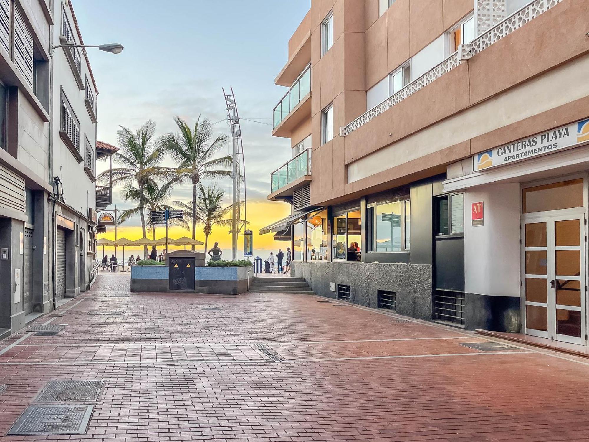 Apartamento A 20 M A Pie Playa De Las Canteras Las Palmas de Gran Canaria Eksteriør bilde